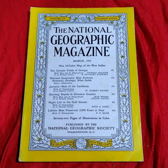 National Geographic Accents Vintage National Geographic Magazine